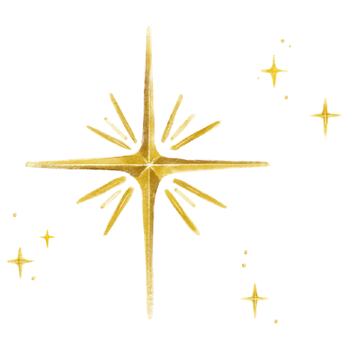 Gold north star
